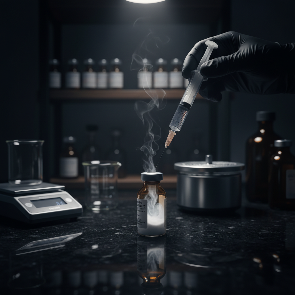 Reconstitution tesamorelin laboratoire protocole eau bactériostatique